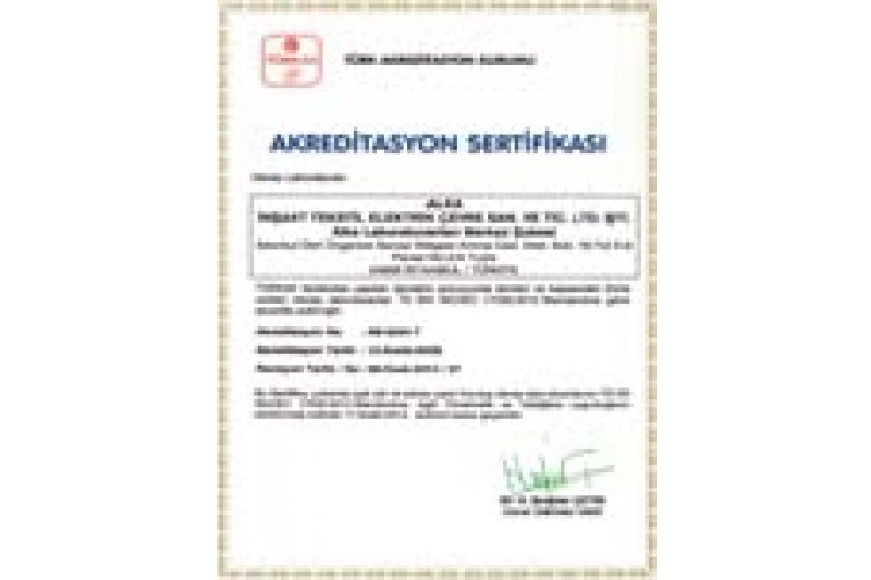Certificate of Accreditation
